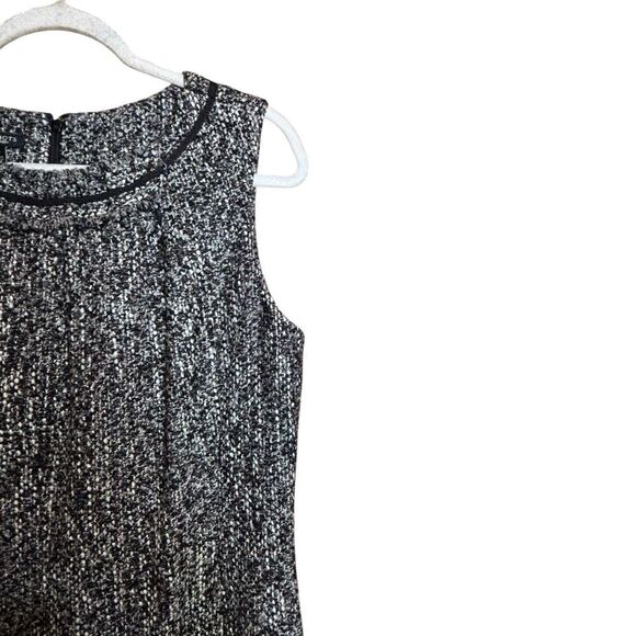 Talbots Tweed Wool Blend Career Sheath Dress Womens 14 Multicolor Sleeveless - Picture 3 of 8